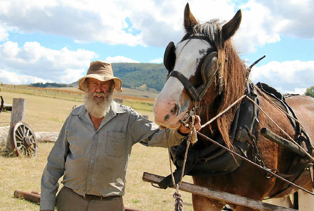 CHARITY-MINDED MAN: Preparations are well and truly underway for Mick Bradford’s 15th Heavy Horse Demonstration Day this weekend.